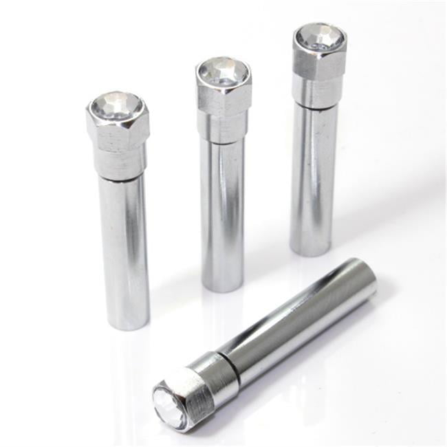 Smallautoparts Clear Diamond Interior Door Lock Knobs Set Of 4 Walmart Com