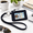 Black, variant on Zip Id And Lanyard Set (navy Blue)