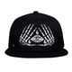 thumbnail image 1 of Gorra Plana Negra Unitalla Skeleton Illuminati LMDD, 1 of 4