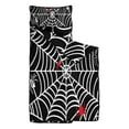 thumbnail image 2 of Black Halloween Spider Webs Toddler Nap Mats for Kids Preschool,50"x20" Sleeping Mat Bag or Kids,Toddler Sleeping Bag,Toddler Nap Mat or Daycare, 2 of 6