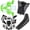 Green, variant on Apollo Orion Plastics Fender Fairing Kit Tall Seat Fuel Tank Graphics for 110cc 125cc 150cc Dirt Bike – Includes Front/Rear Fenders, Side Panels, Number Plate, and Shrouds