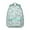 Greenish-blue-14, variant on Cute Small Backpack for School with Retro Rooster and Hen Patterns, Lightweight and Fashionable Travel Bag