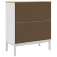 thumbnail image 5 of vidaXL Commode FLORO Blanc Bois Massif Pin, 5 of 5