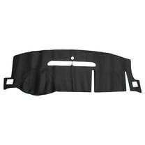 Dashboard Cover Dash Cover Mat Carpet for Chevy Silverado 2007-2014 Black Faux Leather 1 Pc Anti-Slip Car Interior