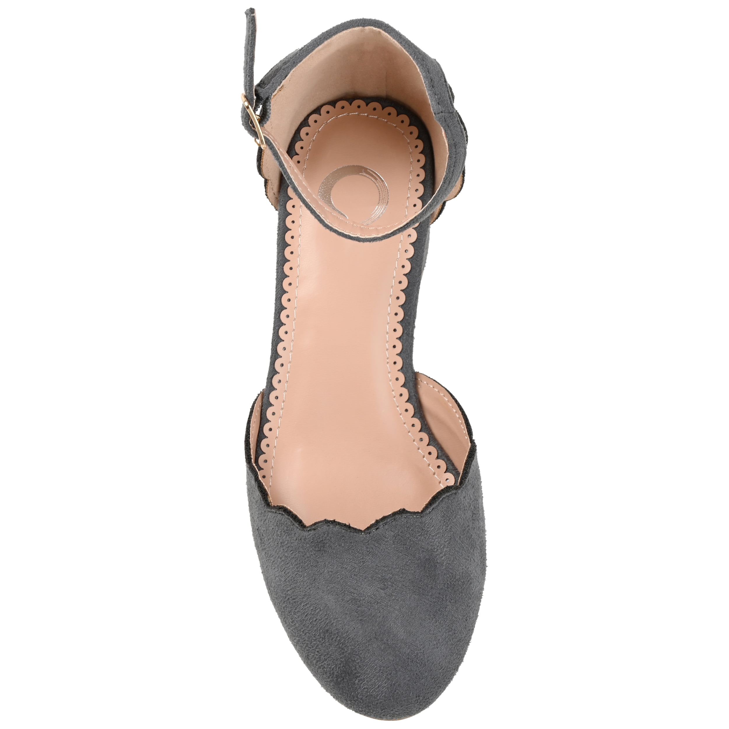 Journee Womens Edna Round Toe Low Block Heel Pumps, Widths Available