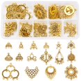 thumbnail image 1 of Kit de fabricación de joyas SUNNYCLUE, 64 unidades, dijes de aleación dorada, 1 of 7