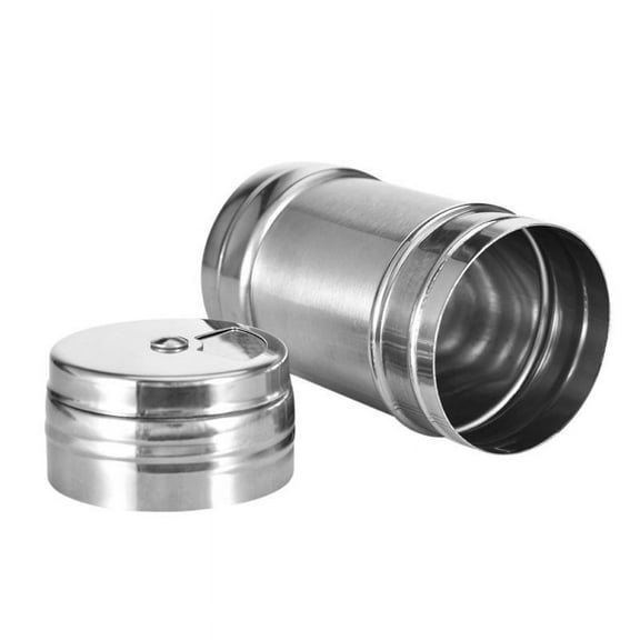 Stainless Steel Salt Pepper Shaker Portable Home Travel Seasoning Shaker S YIWEI