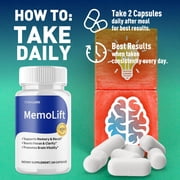 MemoLift Advanced Brain Support Formula Supplement Memo Lift 60 Capsules