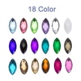 thumbnail image 5 of Uxcell Acrylic Horse Eye Gems 200PCS 4x8mm Flat Back Artificial Rhinestones DIY Crafts Bead Jewelry Making Dark Grey, 5 of 6