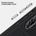 thumbnail image 5 of Stylish Texutre Case Cover for Samsung Galaxy S24+ Plus, Slim Fit [Compatible with Magsafe & Accessories] Shockproof Drop Protection Anti-Scratch Anti-Slip Bumper Rugged Case for Men, Gray, 5 of 6