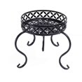 thumbnail image 1 of Short Flower Shelf Single Layer Landing Art Flower Stand European Fashion Creative Small Flower Rack (Black), 1 of 2