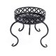 thumbnail image 1 of Short Flower Shelf Single Layer Landing Art Flower Stand European Fashion Creative Small Flower Rack (Black), 1 of 1