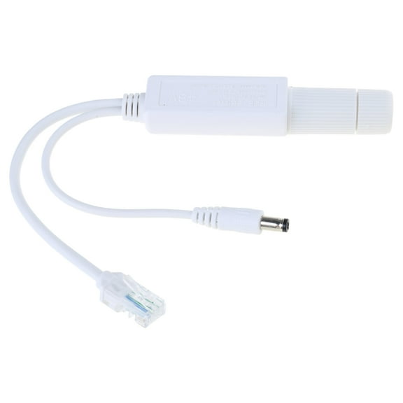 PoE Splitter Adapter 48V to 12V Power Over Ethernet Splitter for Security Camera