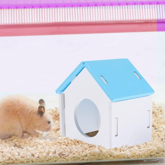 IBASETOY Hamster Hide Habitat Hamster House PVC 1Pcs for Hamsters and Little Mice