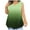 zc-Green, variant on Hvyesh Plus Size Tank Tops for Women Summer Tie Dye Gradient Tops V-Neck Sleeveless Oversized T Shirts Casual Blouses