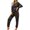 Black, variant on Halloween Pajamas Women 2 Pieces Set Holiday Pjs Crew Neck Long Sleeve Shirts and Pants Ghosts Pumpkin Graphic Printed Spooky Season Sleepwear