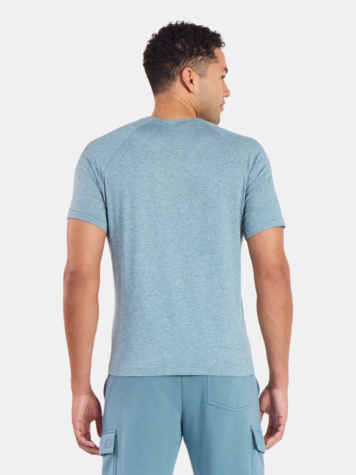 Athletic Works Men's and Big & Tall Men's Soft ButterCore Tee with Short Sleeves, Sizes S-5XL