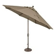 thumbnail image 2 of SimplyShade Catalina Parasol de Patio Octogonal de 11 Pieds à Inclinaison par Bouton-Poussoir, Taupe, 2 of 4