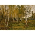 thumbnail image 2 of Gerhard Munthe 24x18 Gold Ornate Framed and Double Matted Museum Art Print Titled - Birch Trees in Autumn (1880), 2 of 4