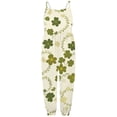 thumbnail image 2 of Tiijoy Toddler Girls St. Patrick's Day Overalls Strap Jumpsuit Kids Romper, Sizes 1-6, 2 of 4