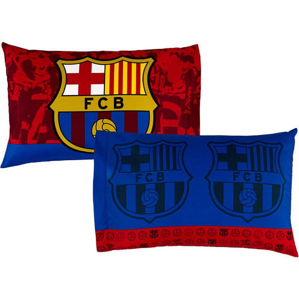 Barcelona 'FCB Soccer' Bedding Sheet Set - image 3 of 4