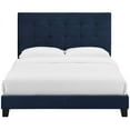 thumbnail image 5 of Modway Melanie King Tufted Button Velvet Platform Bed in Midnight Blue, 5 of 5