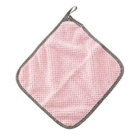

Didtye Kitchen Daily Dish Towel Dish Cloth Kitchen Rag Non-Stick Oil Thickened Tabl