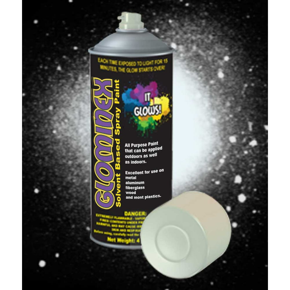 Glominex Glow Spray Paint 4oz White