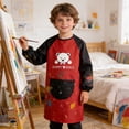 thumbnail image 2 of JAJAHO Kids Art Apron For Girls Boys Toddler Art Smock Supplies Cooking Chef Painting Long Sleeve Waterproof Aprons With Pocket Ages 1-12 Years, 2 of 5