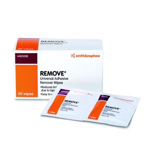 Remove Adhesive Remover Wipes box of 50