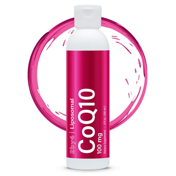 2by4 CoQ10 Ubiquinol Liposomal Liquid Supplement Heart Health Anti