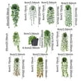 thumbnail image 5 of Oiur Faux Eucalyptus Vine Potted Hanging Fake Plant Artificial Greenery Vine for Indoor Outdoor Bathroom Living Room Office Wall Decor,A, 5 of 7