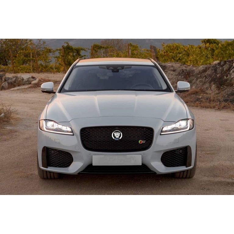 Emblema Auto 3D In Metallo Per Jaguar XEL XFL XJL F-Pace – Adesivo Distintivo Posteriore Antigraffio, Impermeabile E Facile Da Installare