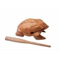 thumbnail image 4 of DYNAMIC INDIAN ART Wooden Frog Rasp Musical Instrument, 5 x 3 cm, medium size, percussion instruments,good luck frog, 4 of 4