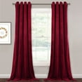 thumbnail image 2 of StangH Theater Velvet Curtains Red - Winter Season Decor Soft Thick Velvet Drapes Sunlight Dimming Privacy Protect Panels for Master Bedroom/Halloween, 52 x 84 inches, 2 Panels, 2 of 9
