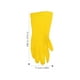 thumbnail image 2 of unbranded 2Pares Guantes Reutilizables De PVC Para Limpieza Doméstica Con Texturizado Amarillo, 2 of 8