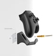 thumbnail image 3 of MesaSe 2 Pcs Wall Hanging Bracket Game Handle Controller Headset Hook Hanger Universal Storage Shelf Holder for Ps5 / Xbox / Switch Pro, 3 of 7