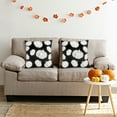 thumbnail image 2 of Btomtd 18" x 18" Halloween Throw Pillow Covers with Pumpkins Embroidery, Velvet Thanksgiving Fall Pillow Cases, Holiday Decorative Cushion Covers for Couch Sofa and Bed, D, 2 of 6