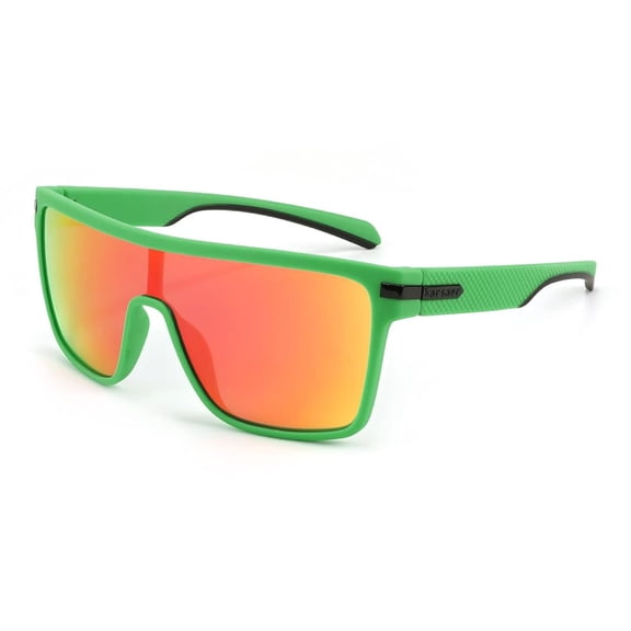 Karsaer TR90 Polarized Sports Sunglasses for Men Women Flat Top Vintage Square Cycling Running Fishing Golf Hiking Sports Glasses K7034