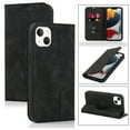 thumbnail image 1 of TECH CIRCLE iPhone 13 6.1 Inch Wallet Style with RFID Card Slot Holder Magnetic Closure Case, PU Leather Shockproof TPU Flip Drop Case for iPhone 13, Black, 1 of 12