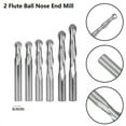thumbnail image 5 of 6mm shank Solid Carbide Spiral 2 Flutes Ball Nose End Mill Cutter Engraving Bit, 5 of 5