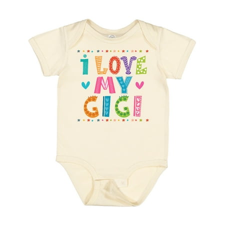 

Inktastic I Love My Gigi Outfit for Babies Gift Baby Girl Bodysuit