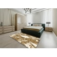 thumbnail image 4 of Ahgly Company Indoor Rectangle Abstract Light Brown Abstract Area Rugs, 8' x 12', 4 of 6