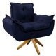 thumbnail image 2 of Sillón Odette base giratoria - Azul marino WEIK Odette, 2 of 5