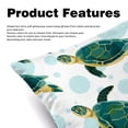 thumbnail image 2 of Turtle Seamless Stylish Covers Set of 2 with Unique Patterns for Bed Pillow - 16x16, 18x18, 20x20 Inches for Various Occasions, 2 of 6