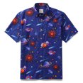thumbnail image 2 of Camisetas con estampado 3D de Harajuku Street para hombre y mujer, blusas de fiesta con solapa y estampado de universo, moda de verano, 2 of 4