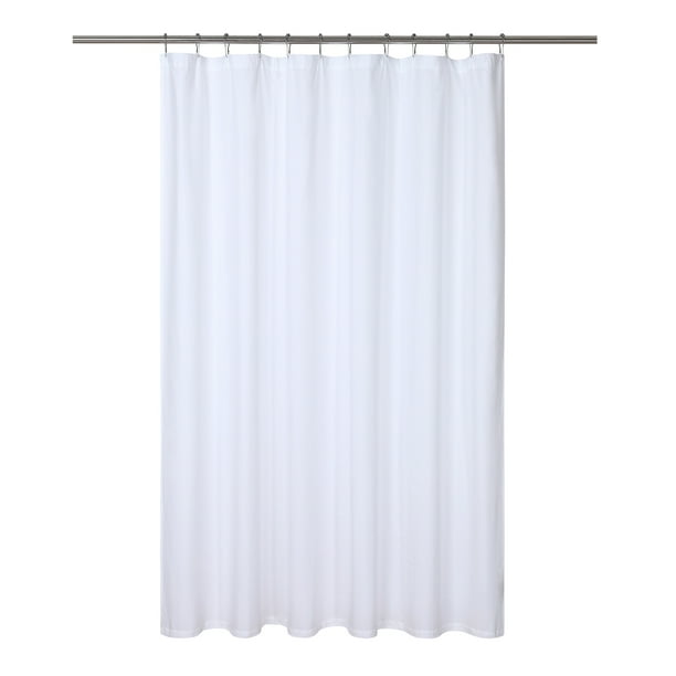 GlowSol Shower Curtain or Liner 78 inches Long, Seersucker Premium