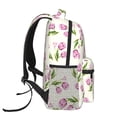 thumbnail image 3 of Disketp Tulips Flowers Backpack for Men and Women - Lightweight Backpack Classical with Multi-pockets Casual Daypack for College Workplace Travel, 3 of 5