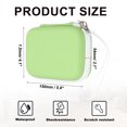 thumbnail image 2 of Uxcell Label Maker Case for D30 D35 M02 Label Maker Machine, 2 Pcs EVA Travel Label Printer Case for Sticker Storage Holder Tape Paper Roll, Green, 2 of 7