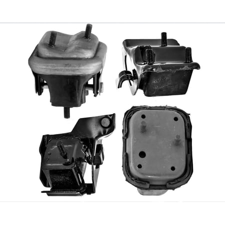4M Auto Parts Hydraulic Front Right Engine Mount Front Left Rear Left & Rear Right Transmission Mounts 4PCS Parts 2554 2537 2568 2556